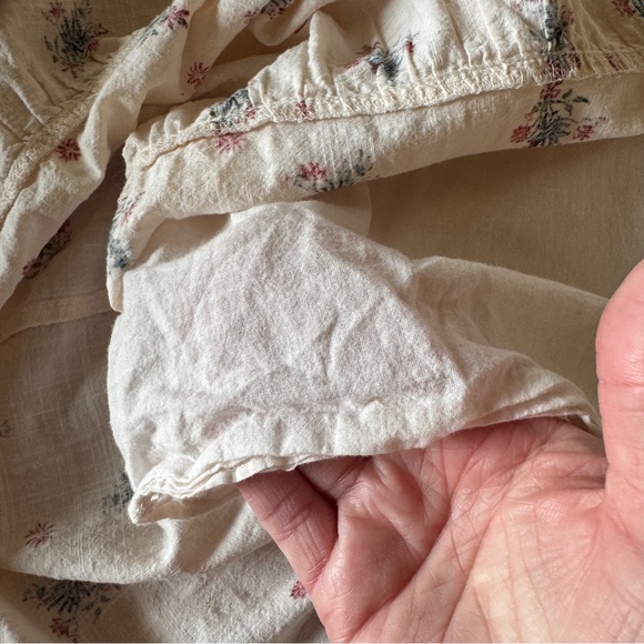 Max Studio Boho Floral Tiered Maxi Skirt Prairie Cottagecore S - Picture 12 of 14